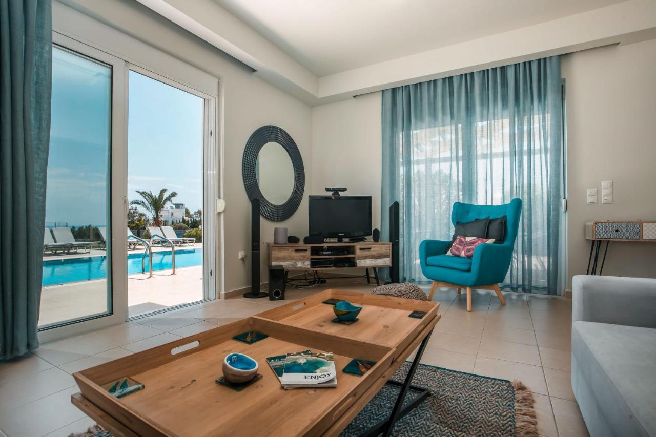 Luxury Villa Petalutha Kolymbia Exterior foto
